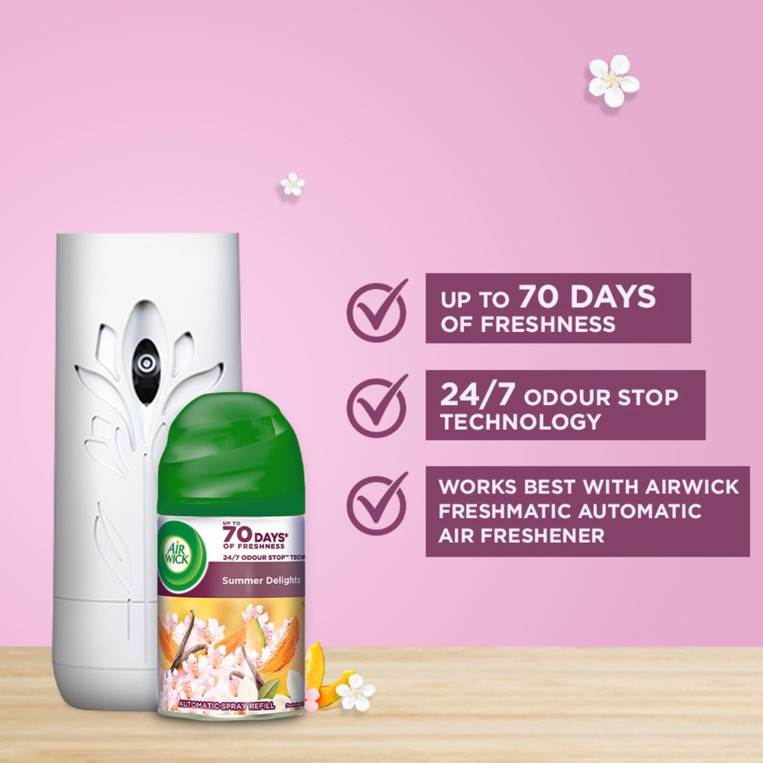 Picture of Air Wick Summer Delight Automatic Air Freshener Refill 250ml