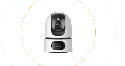 Picture of IMOU Ranger Dual 6MP WiFi Smart  (H.265 Wi-Fi Dual-lens P&T Camera) Dual Lens IP Security Camera-White