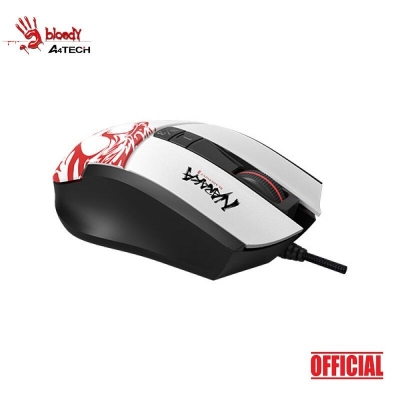 Picture of A4TECH Bloody L65 Max Naraka Lightweight RGB Gaming Mouse-White