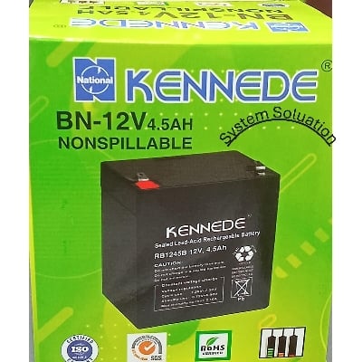 Picture of Kennede 12V 4.5Ah  Nonspillable  UPS ,Maintenance With Acid Battery Heavy Duty Rechargeable Battery