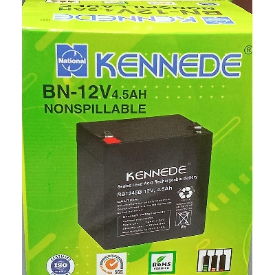 Picture of BN- 12V Battery 4.5 Ah Non spillable Lead Acid Battery .-Black