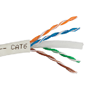Picture of Cat 6 Cable ADP Internet LAN Cable 15M 50 (Feet) Approximate for CCTV/Internet-White