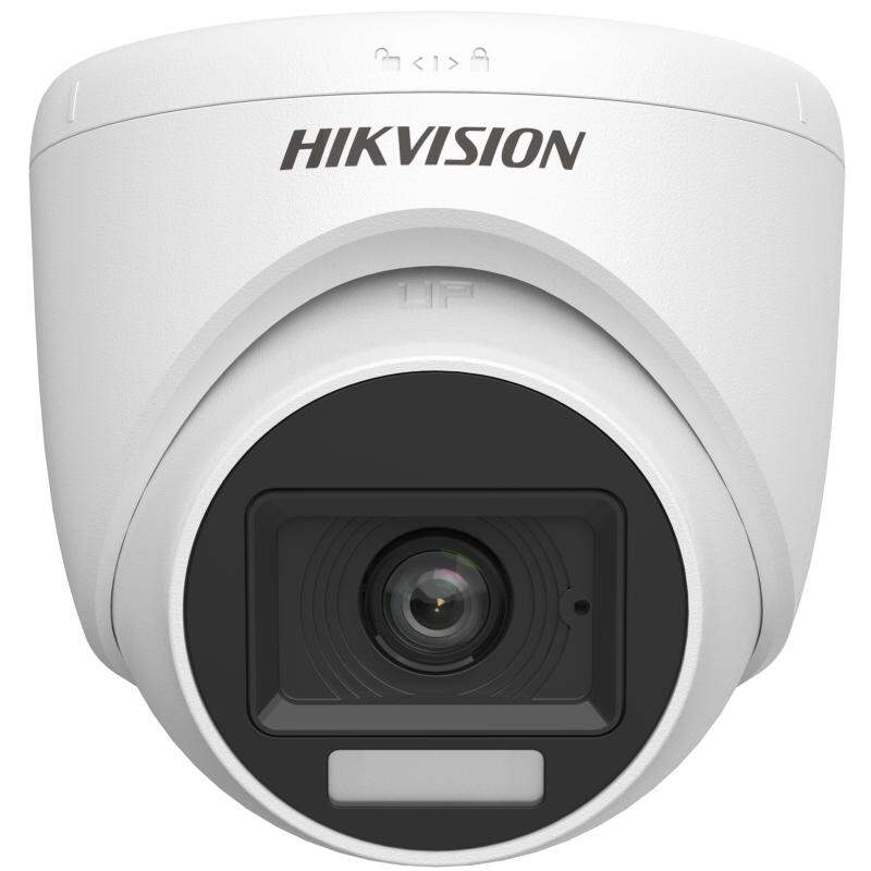 Picture of Hikvision 2MP Smart Hybrid Light Audio Fixed Turret Dome Camera