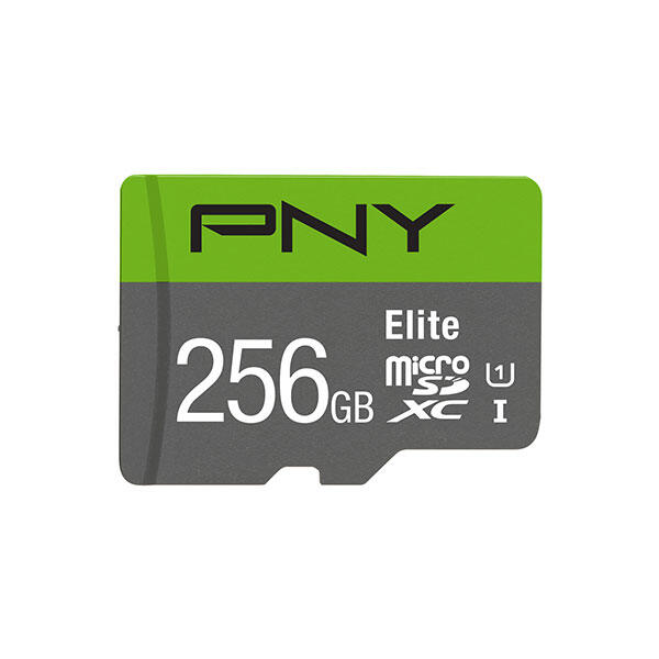 Picture of PNY Elite Class 10 U1 256GB microSD Memory Card - memory card for Smartphones, tablets, action & surveillance cameras, drones, computers  - Up to 100MB/s- class10 256GB Memory Card