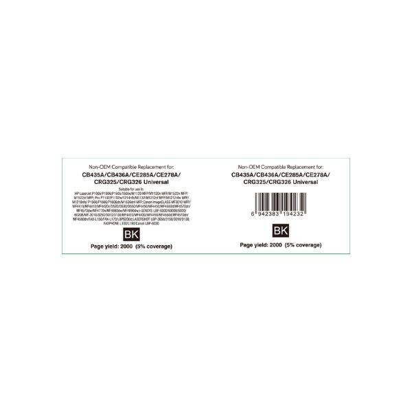 Picture of G&G 85A/CB435ACB435A/CB436A/C E285A/CE278A/CR G325/CRG326 For HP1102/Canon 6030 Printer Black Universal Toner-Black