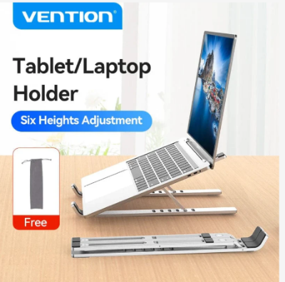 Picture of VENTION Silvery Tablet/Laptop Stand Holder Stand-Silver