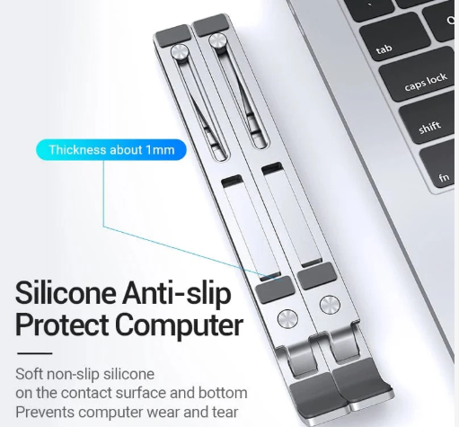 Picture of VENTION Silvery Tablet/Laptop Stand Holder Stand-Silver