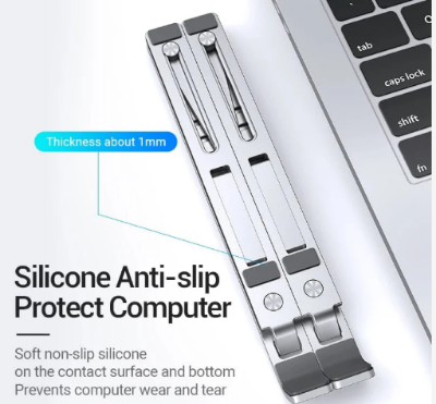 Picture of VENTION Silvery Tablet/Laptop Stand Holder Stand-Silver