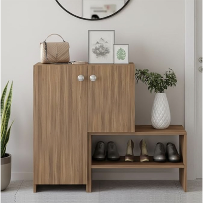 Picture of Home Storage Shoe Rack Cabinet Slipper Footwear Stand Rack 7 Shelves