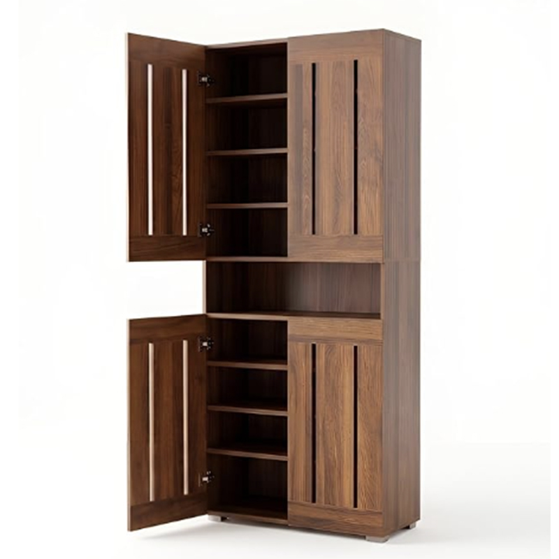 Picture of Four Door Engineered Wooden Spacious Storage Kitchen Cabinet