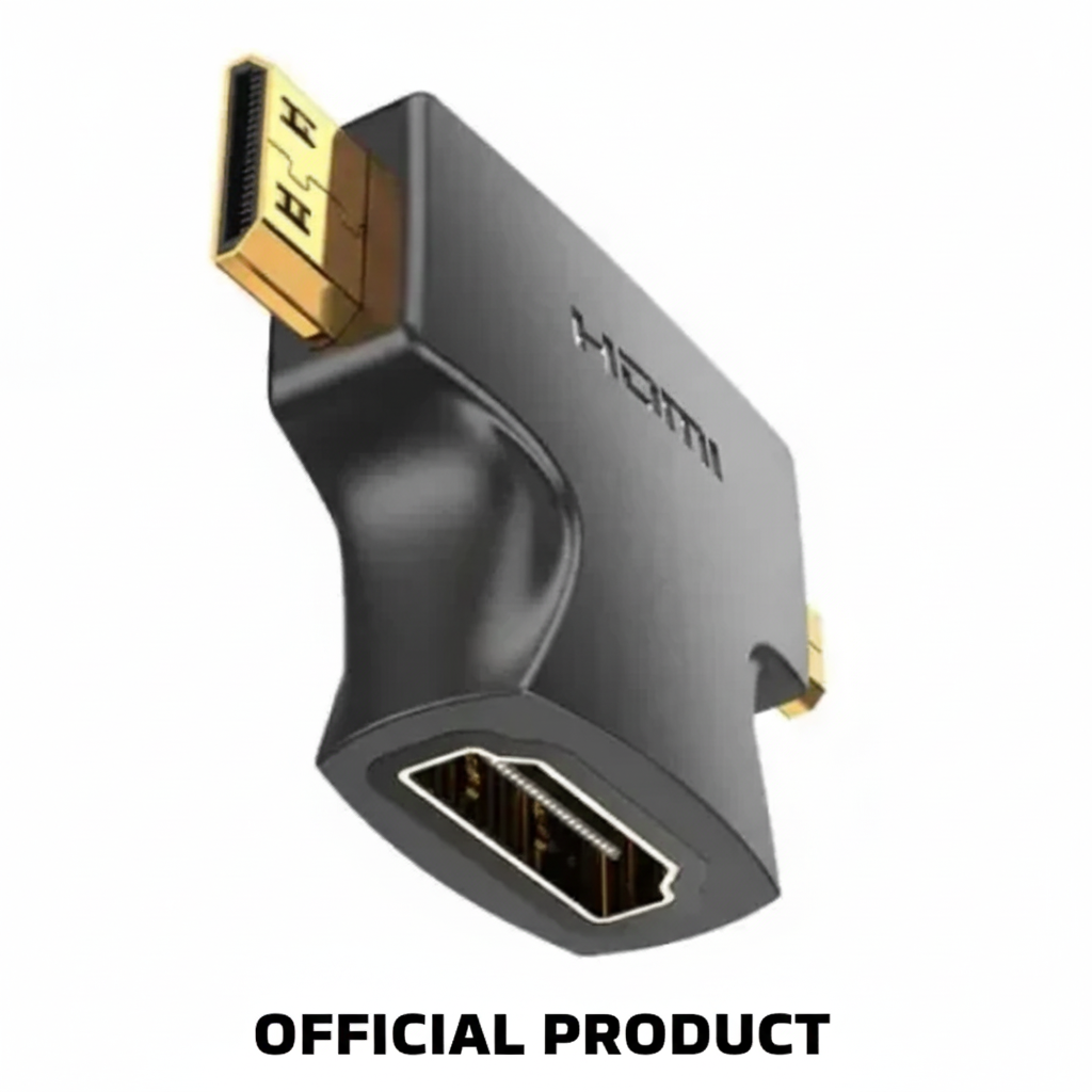 Picture of VENTION AGFB0 Mini HDMI & Micro HDMI to HDMI Adapter-Black
