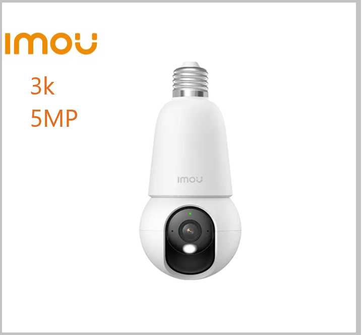 Picture of IMOU WiFi Bulb Camera 5MP | Bulb & Camera 2 in 1 | Colorfull Night Vision, 3K UHD Image Easy Installation-White