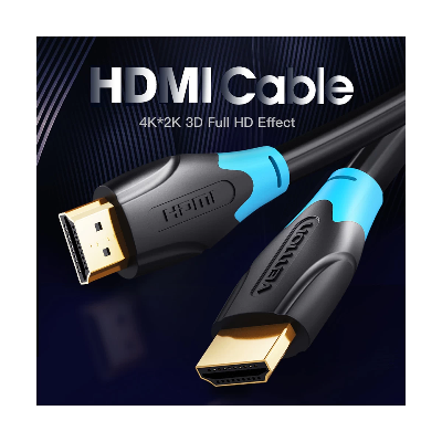 Picture of Vention AACBH HDMI 2.0 Male to Male Black 2 Meter HDMI Cable (4K)-Black