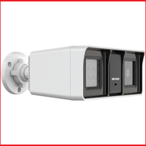 Picture of Hikvision (DS-2CE18D0T-LFS) High quality audio with audio over coaxial cable,Water and dust resistant (IP67),Up to 60 m IR distance,Up to 60 m white light distance for bright night imaging 2MP Smart Dual Light Bullet Camera-White