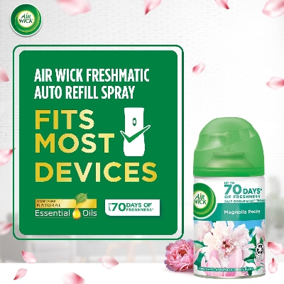 Picture of Air Wick Magnolia Peony Automatic Air Freshener Refill 250ml
