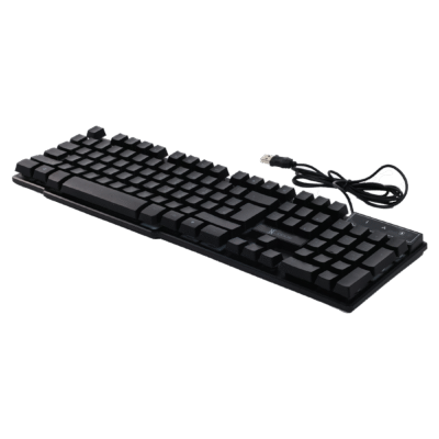 Picture of XJOGOS KB72R BACKLIT USB-BANGLA BLACK BLACK KEYBOARD-Black