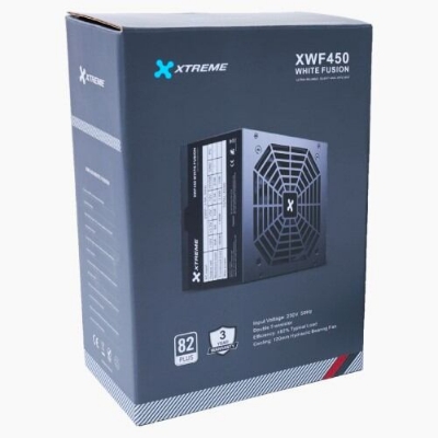 Picture of XTREME XWF450 WHITE FUSION ( 3 Years Warranty ) REAL 450W NON-MODULAR POWER SUPPLY-White