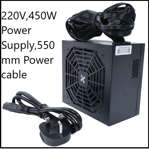 Picture of XTREME XWF450 WHITE FUSION ( 3 Years Warranty ) REAL 450W NON-MODULAR POWER SUPPLY-White