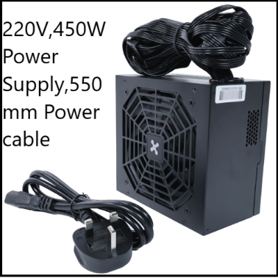 Picture of XTREME XWF450 WHITE FUSION ( 3 Years Warranty ) REAL 450W NON-MODULAR POWER SUPPLY-White