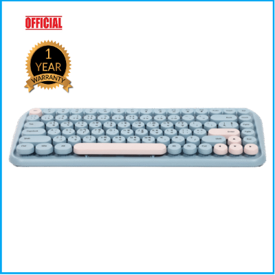 Picture of Xtreme K898W(1Y Warranty)Wireless Sky Blue-Light Pink Keyboard with Bangla