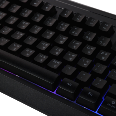Picture of Xtreme K502R(1Y Warranty) RGB Backlit Wired Black Keyboard with Bangla