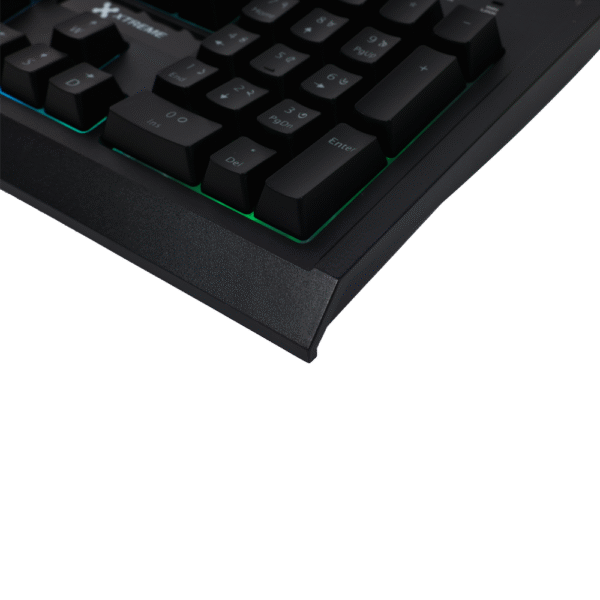 Picture of Xtreme K502R(1Y Warranty) RGB Backlit Wired Black Keyboard with Bangla