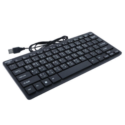 Picture of SMART KB100-(1Y Warranty)WIRED USB BANGLA MINI BLACK KEYBOARD