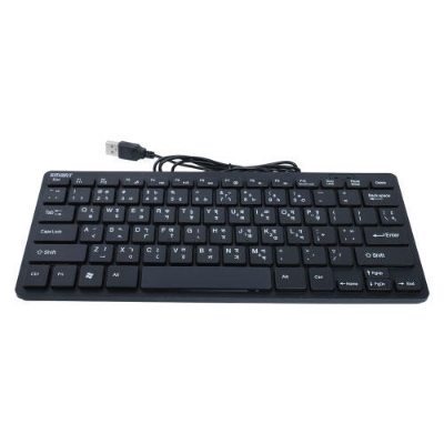Picture of SMART KB100-(1Y Warranty)WIRED USB BANGLA MINI BLACK KEYBOARD