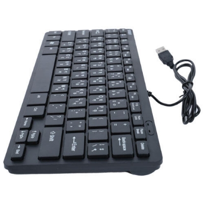 Picture of SMART KB100-(1Y Warranty)WIRED USB BANGLA MINI BLACK KEYBOARD