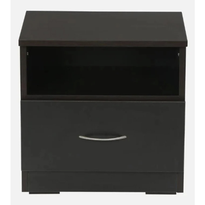 Picture of Elegant Bed Side Table In Wenge Finish With Drawer