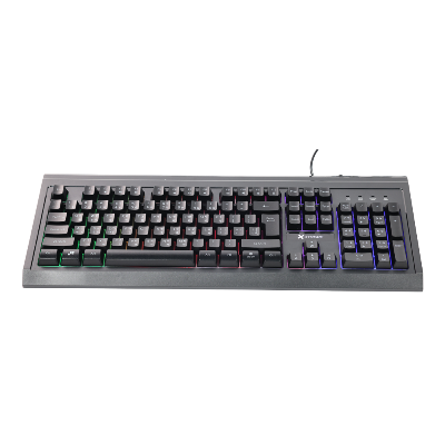 Picture of XTREME K502C(1Y Warranty) RGB BACKLIT USB-BANGLA COMBO BLACK KEYBOARD, MOUSE, HEADPHONE & MOUSE PAD-Black