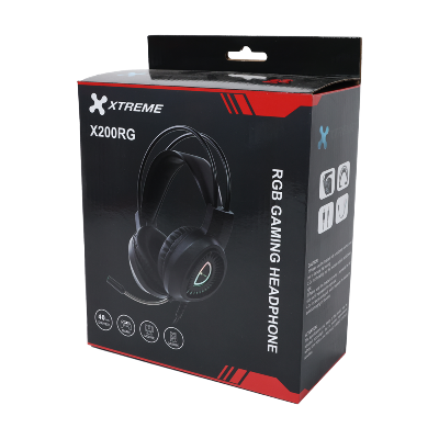 Picture of Xtreme x200rg(1Y Warranty) RGB Gaming Headphone-Black