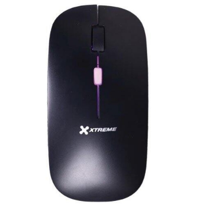 Picture of Xtreme WM19RC(1Y Warranty) 4D Rechargeable Lighting Wireless Mouse-Black