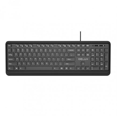 Picture of Delux KA190(1Y Warranty) USB Multimedia Wired Office Smart Keyboard