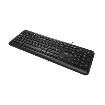 Picture of Delux KA190(1Y Warranty) USB Multimedia Wired Office Smart Keyboard