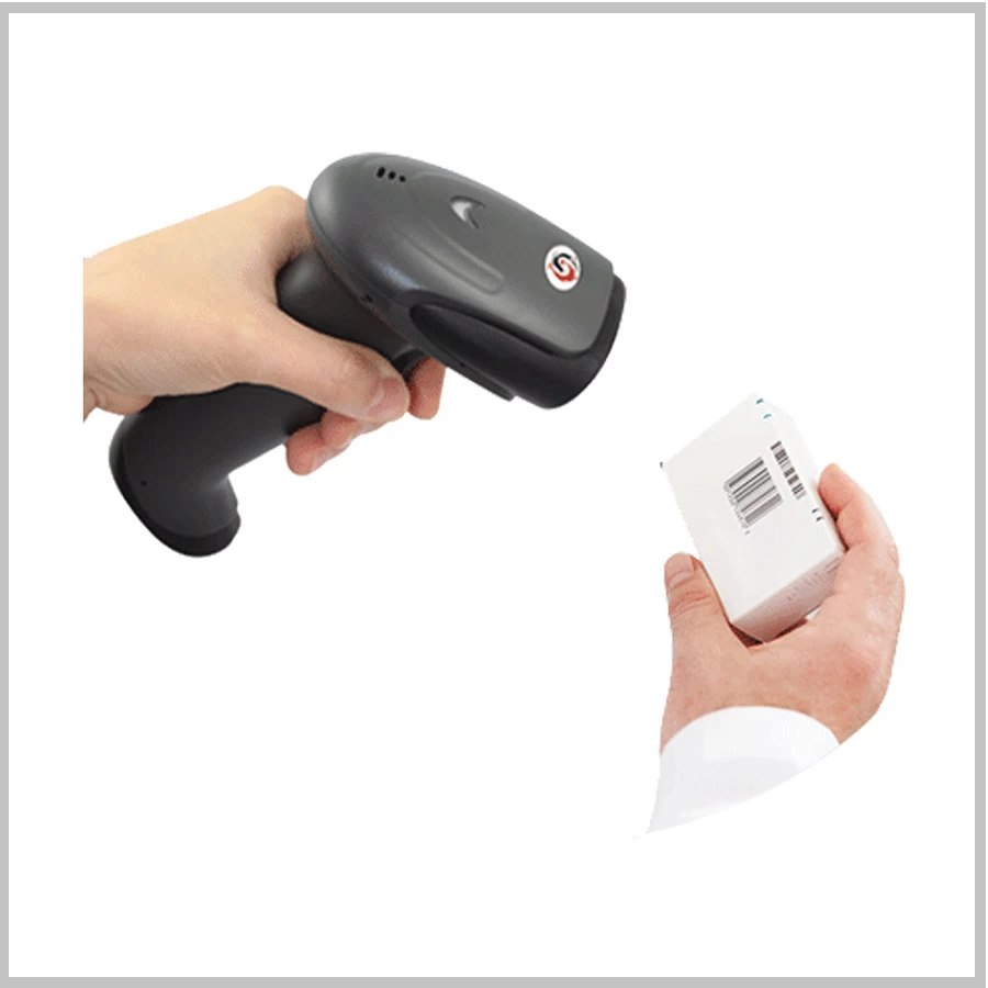 Picture of SUNLUX XL-6500 1D Corded Handheld Barcode Scanner-Grey