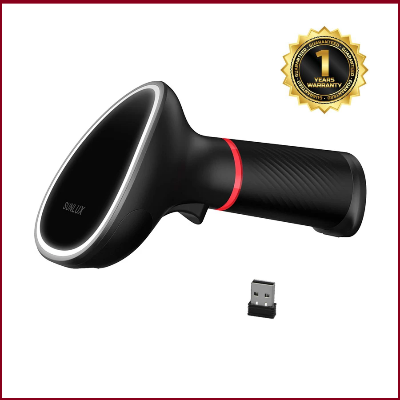 Picture of SUNLUX XL-9600 2D Wireless Handheld Barcode Scanner-Black