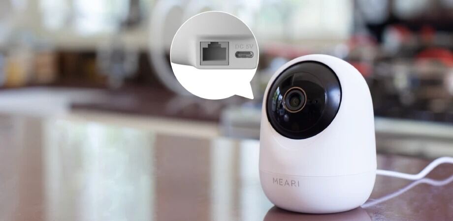 Picture of Meari S1 Plus 3MP( Last 7 days 10 years Cloud Storage Free) 2y warranty Indoor Pan/Tilt Portable WiFi Camera-White