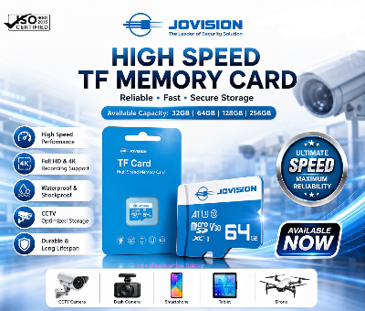 Picture of Jovision 64GB (Surveillance Grade SD Cards A1-Class 10-U3-V30/ 3Y Warranty Micro SD Card