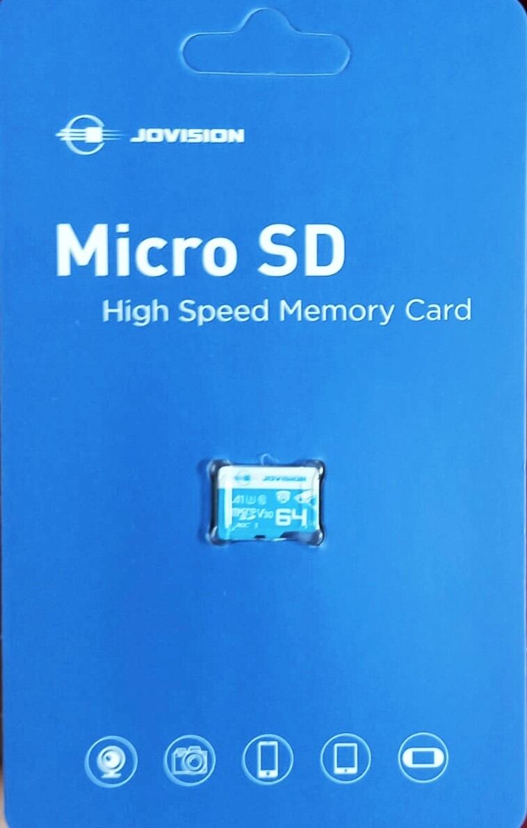 Picture of Jovision 64GB (Surveillance Grade SD Cards A1-Class 10-U3-V30/ 3Y Warranty Micro SD Card