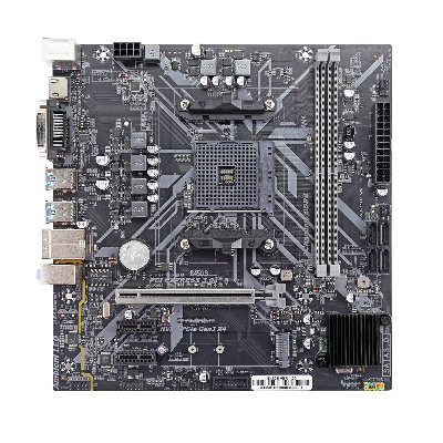 Picture of ARKTEK AK-B450M EG AM4 micro-ATX Motherboard (support 2 DDR4 2133/2400/2800/3000MHz, up to 32GB 2 x Memory Slots) 3 YEARS Warranty
