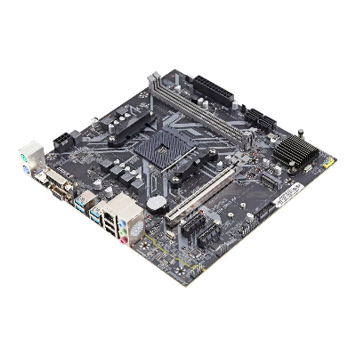 Picture of ARKTEK AK-B450M EG AM4 micro-ATX Motherboard (support 2 DDR4 2133/2400/2800/3000MHz, up to 32GB 2 x Memory Slots) 3 YEARS Warranty