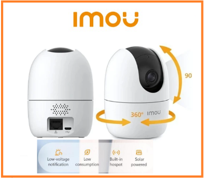 Picture of Imou Ranger 2 Pro (3MP) SMART WiFi Indoor IP CAMERA + 64GB SD CARD exclusive COMBO Package-White