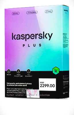 Picture of [Digital-Instant} Kaspersky Plus 3-User-1-year-2 Password private Vaults (Delivery charge Free Instant E-mail Delivery) Advanced Internet Security Software