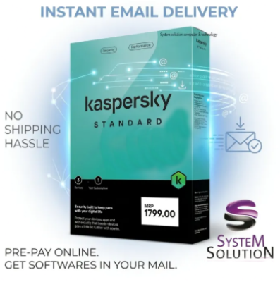 Picture of [Digital] Kaspersky Standard (3User 1Year-Activation Code) 2026/27 Security Software e-mail delivery