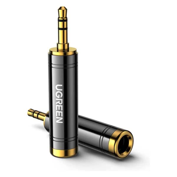 Picture of UGREEN 60711 3.5mm Male to 6.35mm Female Adapter 1 Pcs AV168-Green
