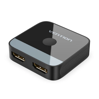 Picture of Vention   2-Port   HDMI™   Bi-Direction   4K   Switcher   Black   ABS   Type-Black