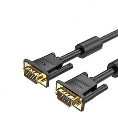 Picture of Vention DAEBL VGA(3+6) ( 1 Year Warranty )  Male to Male Cable - 10M-Black