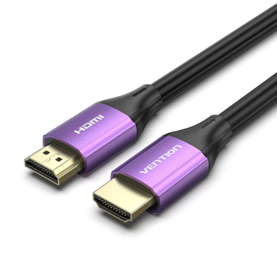 Picture of VENTION ALHSG Aluminum Alloy Type (1.5M/4.9 Feet,1Y Warranty) Blue HDMI Male to Male 4K HD Cable-Blue