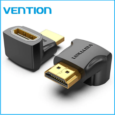 Picture of Vention AIOB0 90 Degree  HDMI Male to Female Black Converter-Black